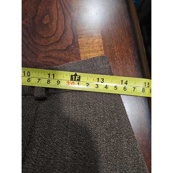 Vintage Talbots 100% Wool Midi Skirt Brown Size 10 Preppy Academia - Picture 11 of 12